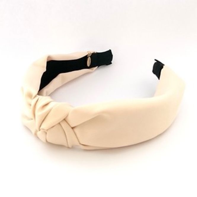 Hovedbilde Noma hårbøyle m/ knute silke/satin lys beige