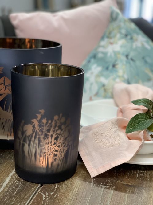 Hovedbilde Trend lysholder med engmotiv liten
