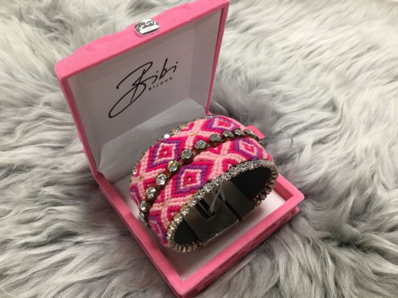 Bibi armbånd rosa