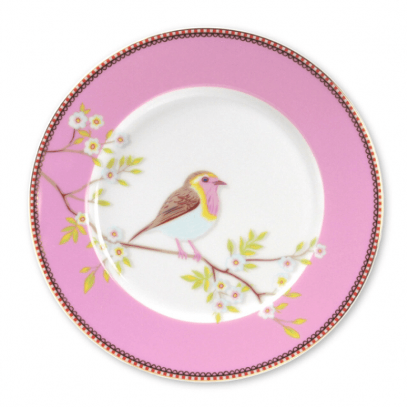 Asjett pip frokost pink 21cm
