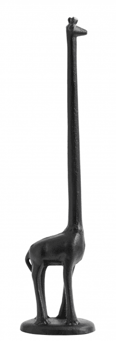 Hovedbilde Nordal iron giraffe decoration sort