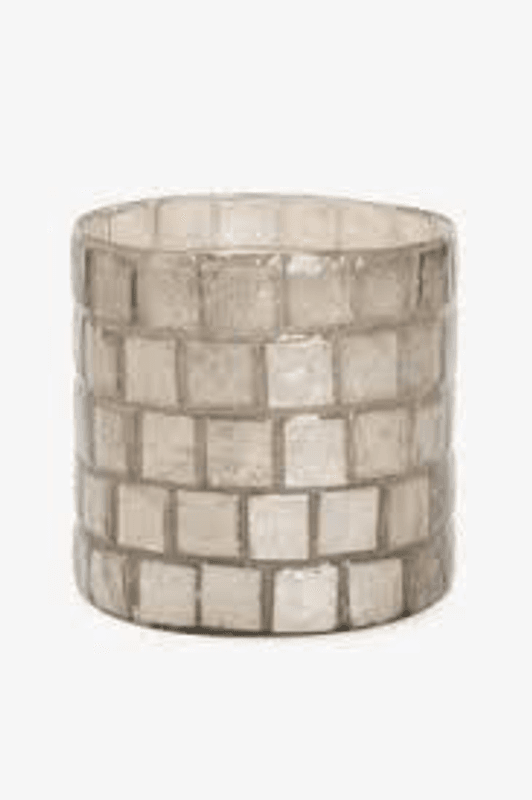 Lyslykt Velsao Brock Capiz nougat liten